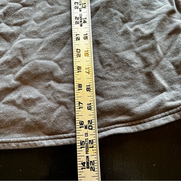 Universal Threads Medium Gray Crop Top Sweater Crewneck Blank Basic plain - Picture 4 of 8